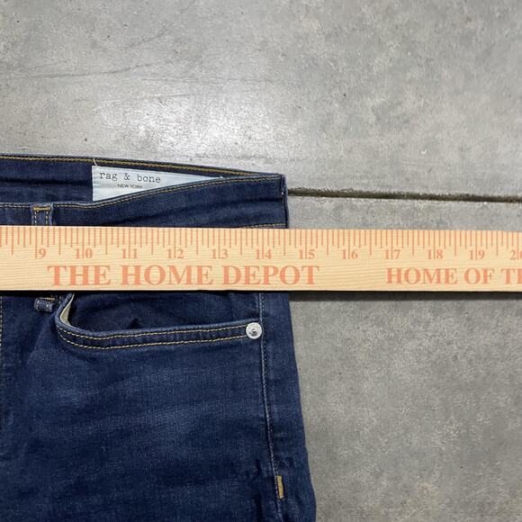 rag & bone Jeans Womens 29 Dark Wash Nina High Rise Ankle Skinny Denim Pants - Picture 2 of 7